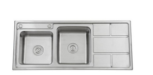 Double Bowl Single Drainboard Series WDA11650-B