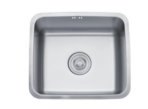 WS4339 Hot Sale Kitchen Design Sink SUS304/201 Customized Stainless Steel Polished Single Bowl Wash Basin Apartment