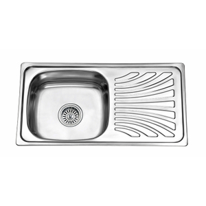 7540 Single Bowl with Drainboard Stainless Steel Kitchen Sink