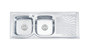 Double Bowl Single Drainboard Series WDO12050A