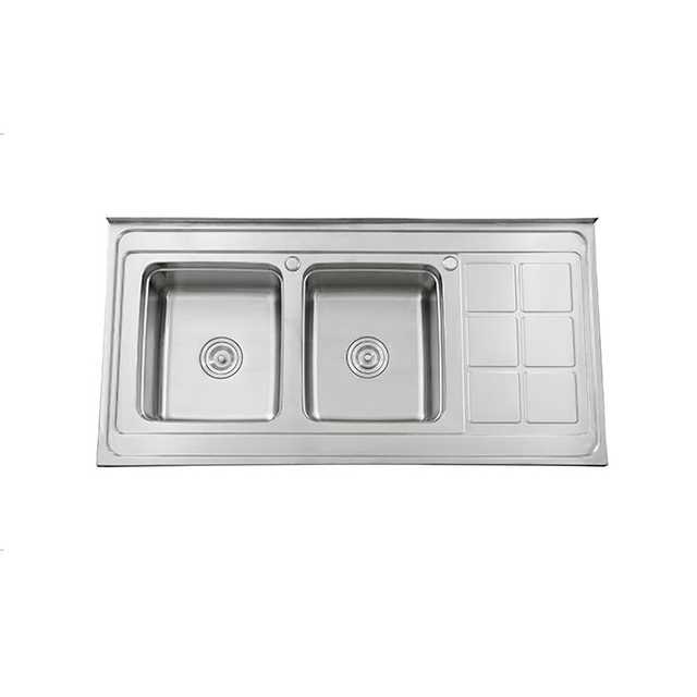 Double Bowl Single Drainboard Series WDA 12060-C