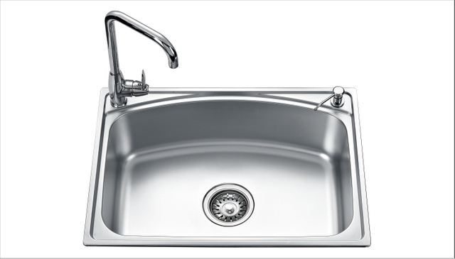 WS7050-B Single Bowl Stainless Steel Pressed Kitchen Sink