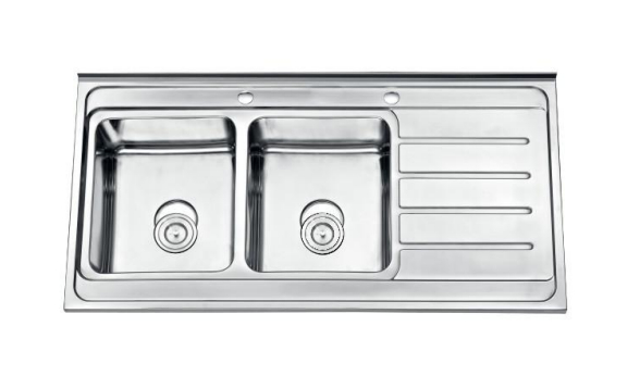 Double Bowl Single Drainboard Series WDA 12060-A