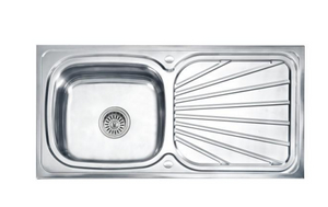 WLS10050-B Kitchen Stainless Steel Sink SUS304/201 Customized Kitchen Design Factory High Quality Large Single Bowl